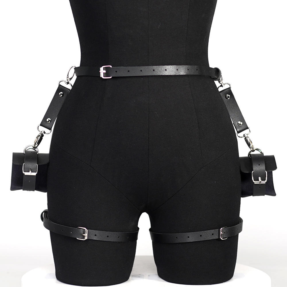 BDSM One-Piece Seductive Bondage Lingerie (Black)