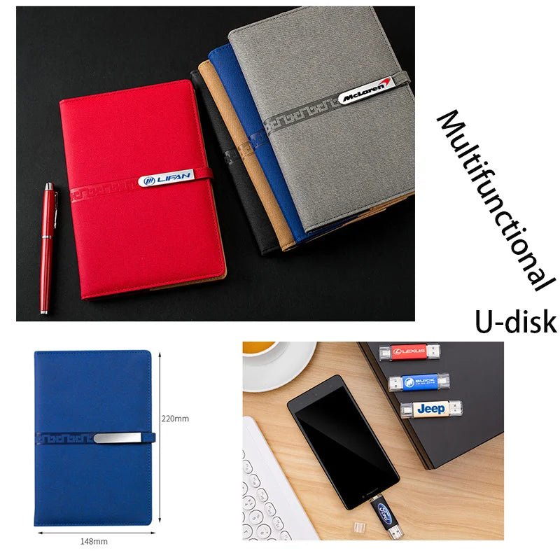 Corporate Gift Set for Him - Notebook, Umbrella, Pen, Insulation Cup